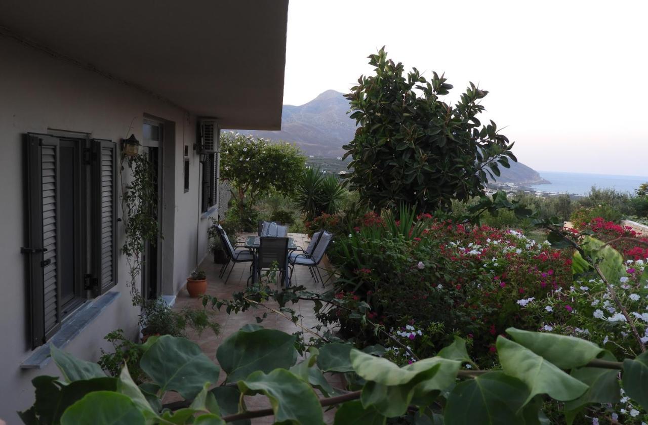 Chrissi'S House With Garden And Sea View Zerviana Villa Kissamos Ngoại thất bức ảnh