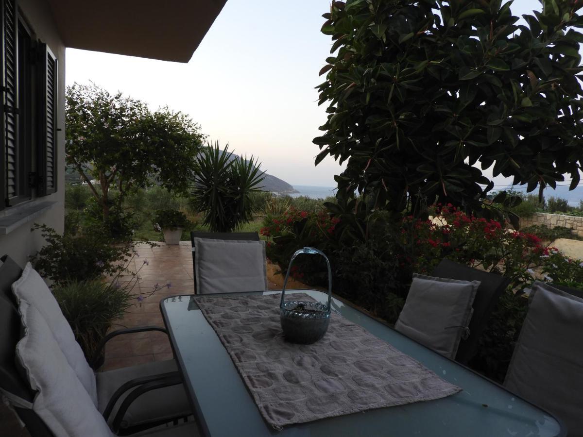 Chrissi'S House With Garden And Sea View Zerviana Villa Kissamos Ngoại thất bức ảnh