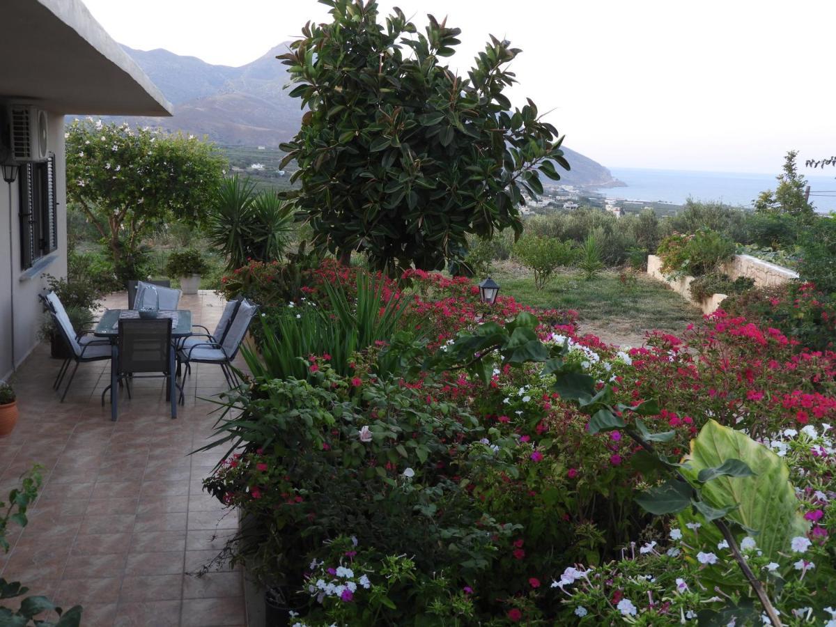 Chrissi'S House With Garden And Sea View Zerviana Villa Kissamos Ngoại thất bức ảnh